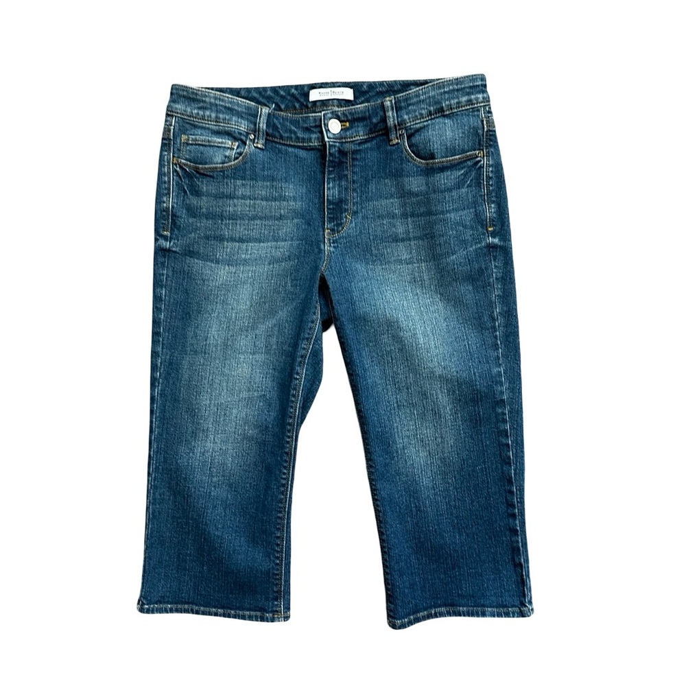 WHBM SLIM PEDAL PUSHER Denim Jeans w/stretch Women’s Size 8.